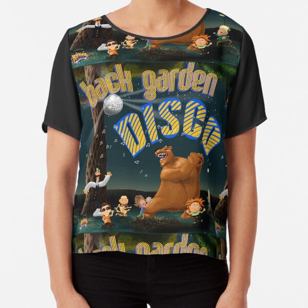 Back Garden Disco Chiffon Top