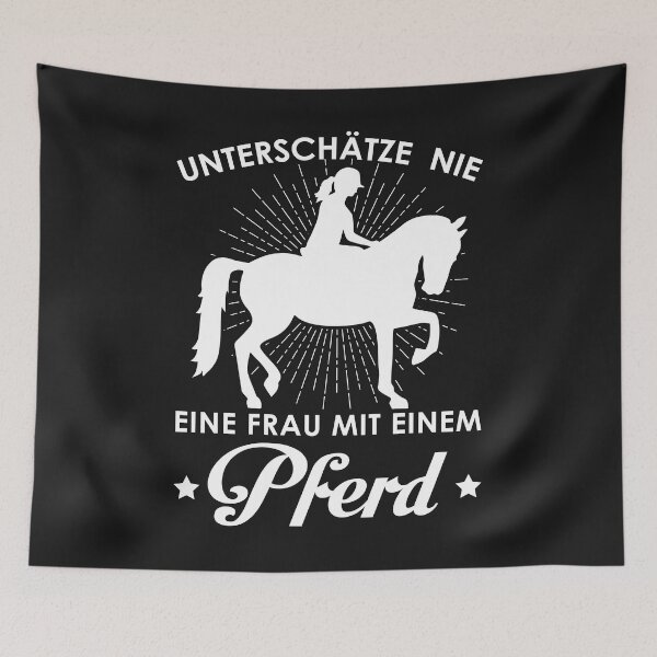 Item preview, Never underestimate a woman with a horse designed and sold by dtino.