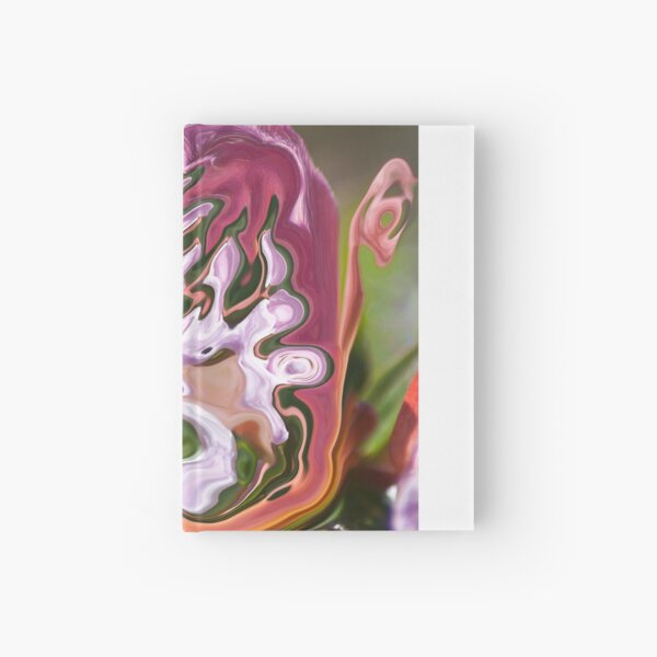 violet shape with lilac shades Hardcover Journal