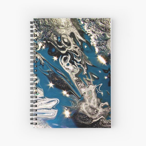 starry lights abstractions Spiral Notebook