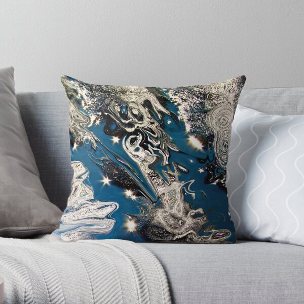 starry lights abstractions Throw Pillow