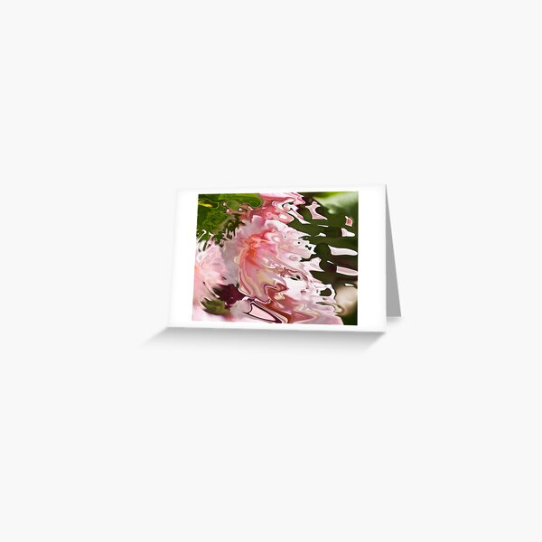 pink acquerello Greeting Card