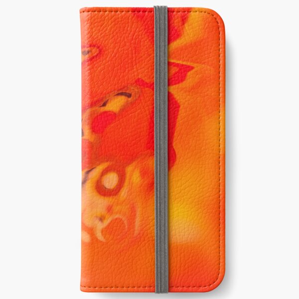 orange acquerello iPhone Wallet