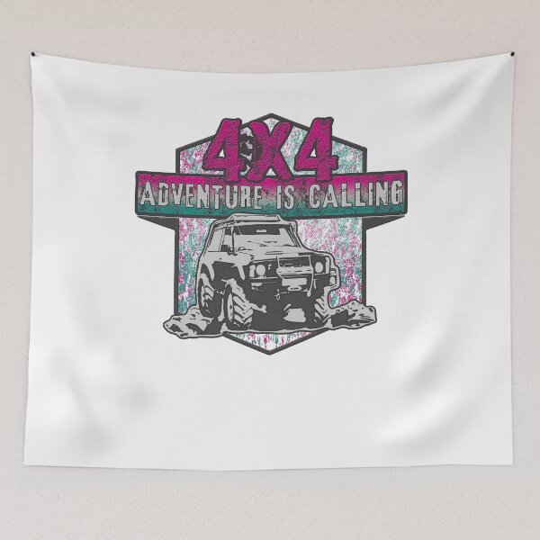 Item preview, 4X4 Adventure is calling | 4WD T-shirt designed and sold by Rokahr-overland.