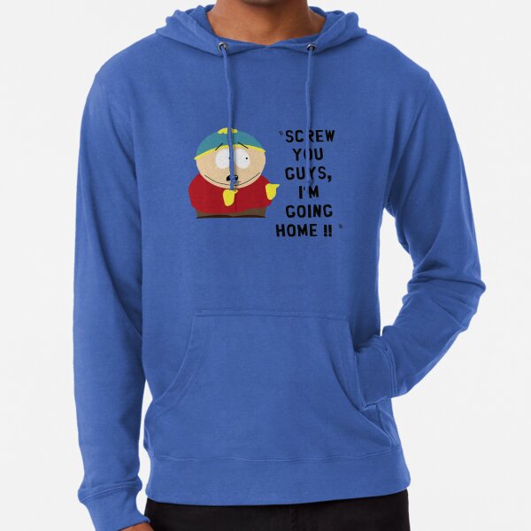 CARTMAN - TORNILLO, CHICOS, VOY A CASA Sudadera ligera con capucha