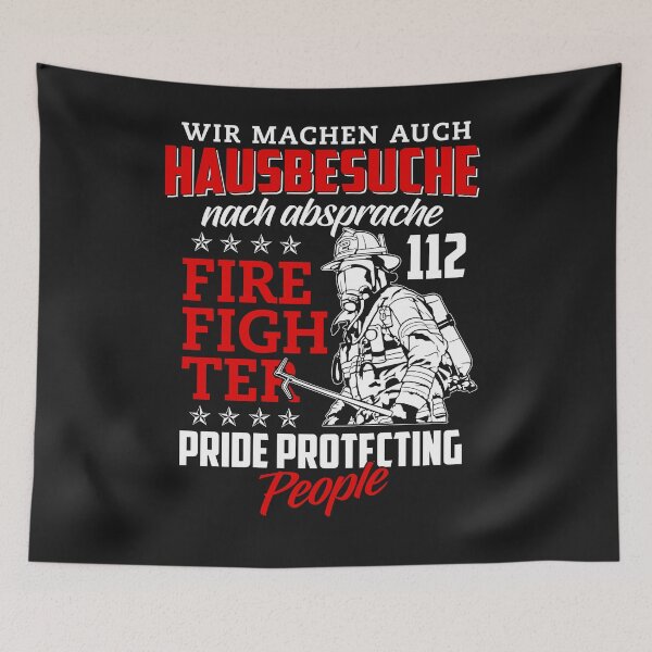 Item preview, Fire Department Firefighters we also make home visits designed and sold by dtino.