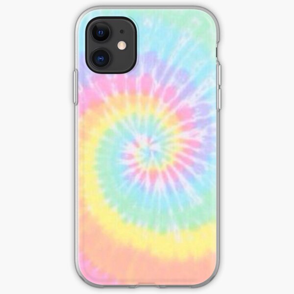 pastel tie dye iPhone Soft Case
