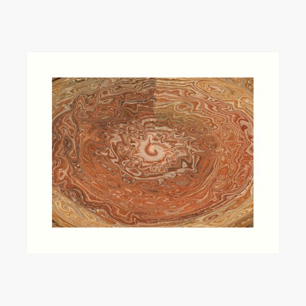 brown decorations Art Print