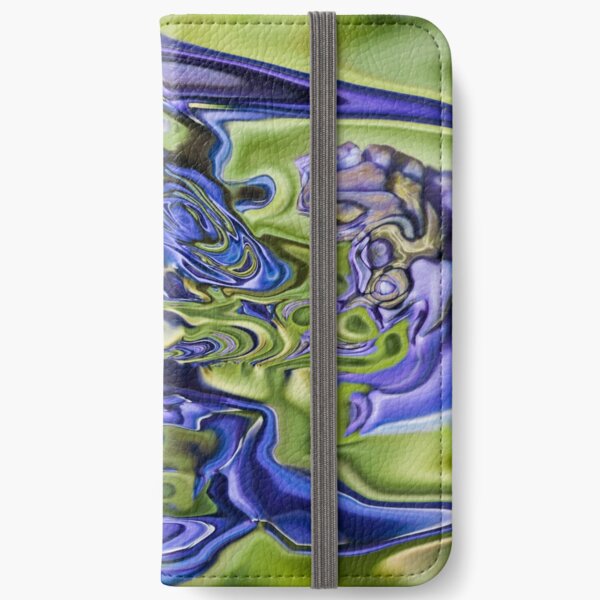 blue fantasy iPhone Wallet