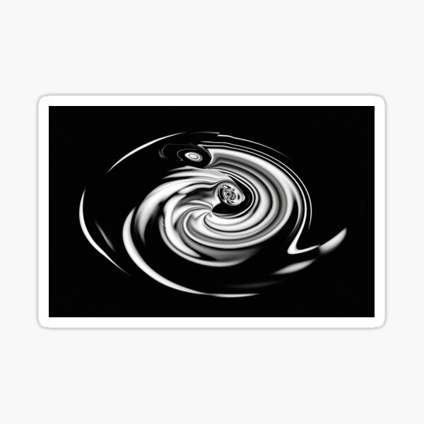 silver light vortex Sticker