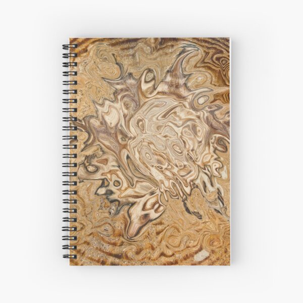 total brown Spiral Notebook