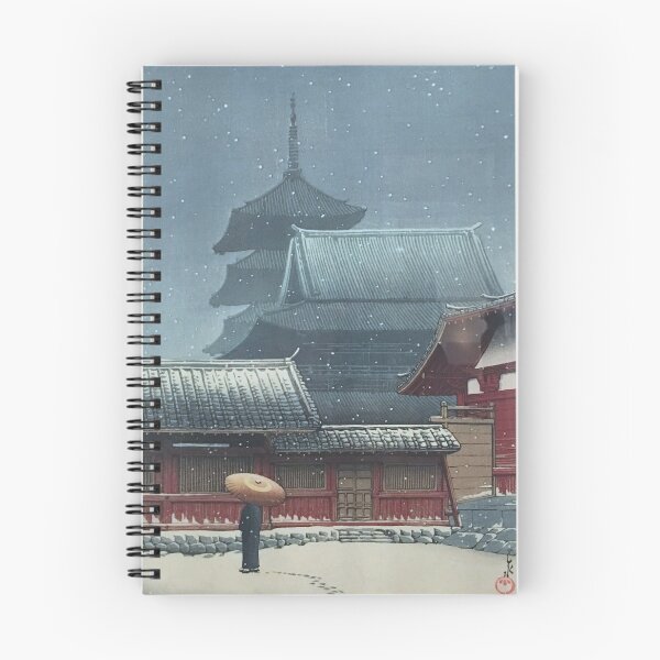 Item preview, Tennô-ji Temple in Osaka Hasui Kawase Shin Hanga designed and sold by RBEnt.
