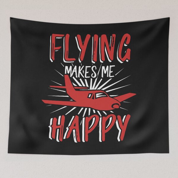Item preview, Flying makes me happy designed and sold by dtino.
