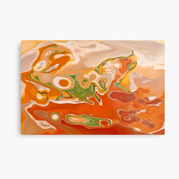 gleaming colors and contrasts Metal Print