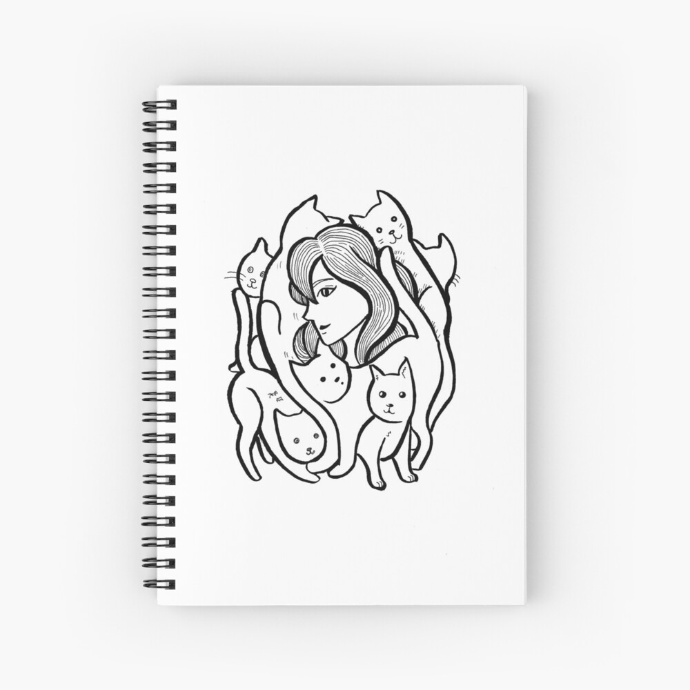 Item preview, Spiral Notebook designed and sold by PoppyMosa.