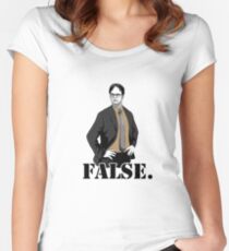 FALSE. Women's Fitted Scoop T-Shirt