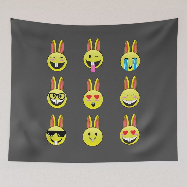 Item preview, Cool Funny Emoticon Emojis Easter Bunny Artwork Gift designed and sold by melsens.