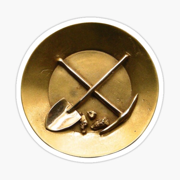 "Gold Panning, Gold Mining " Sticker for Sale by Bckod223 Redbubble
