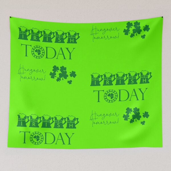 Item preview, Irish Shamrock Green Funny St. Patrick Quote designed and sold by URSparklingShop.