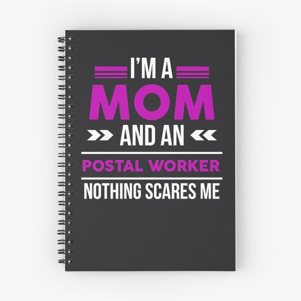 Item preview, I'm A Mom And A Postal Worker Nothing Scares Me Art Gift designed and sold by melsens.
