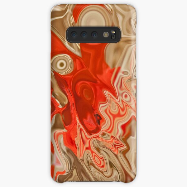 yellowish brown abstractions Samsung Galaxy Snap Case