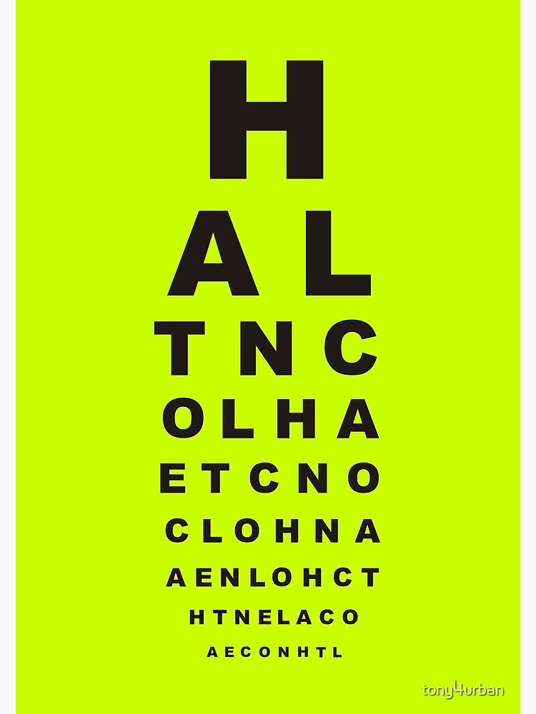 eye-test-chart-poster-for-sale-by-tony4urban-redbubble