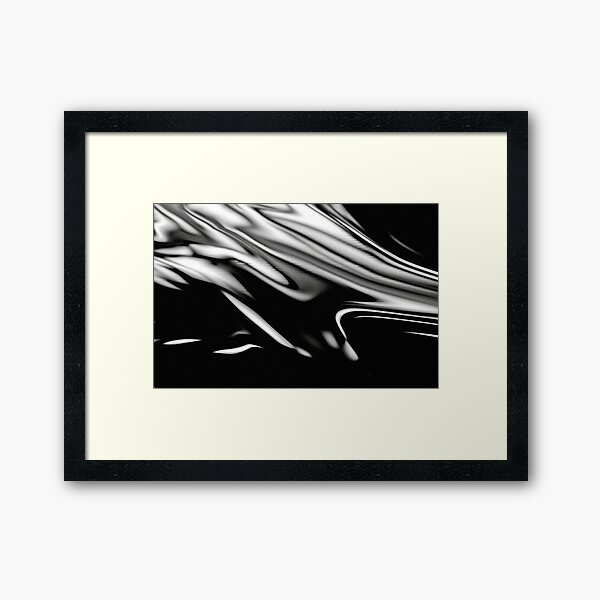 fluid light Framed Art Print