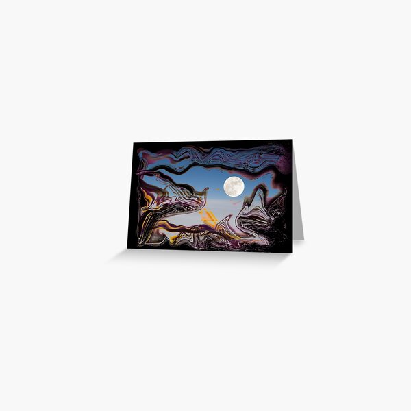 darkness dissolution Greeting Card