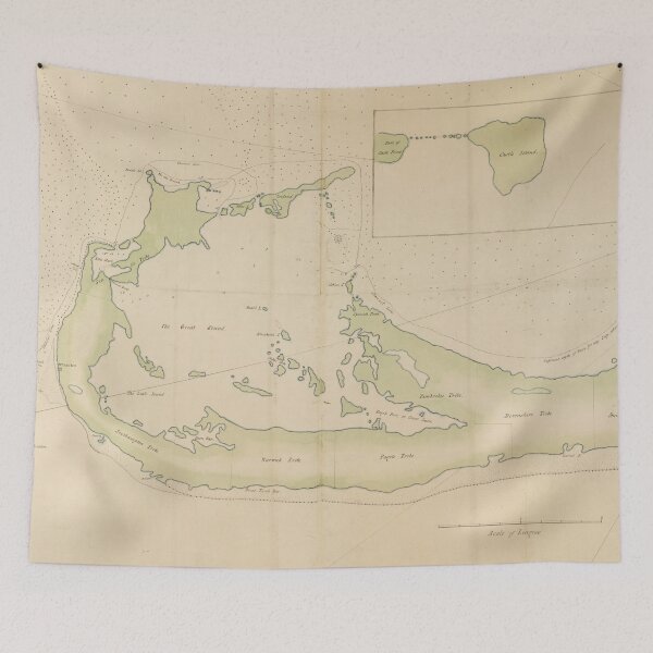 Item preview, Vintage Map of Bermuda (1760) designed and sold by BravuraMedia.
