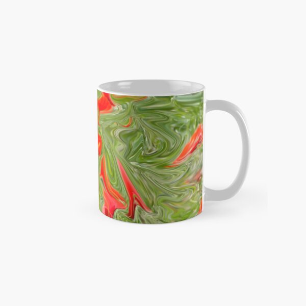 green and red color Classic Mug