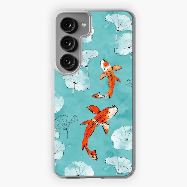 Aperçu de l'œuvre Koi nénuphar turquoise créée et vendue par adenaJ.