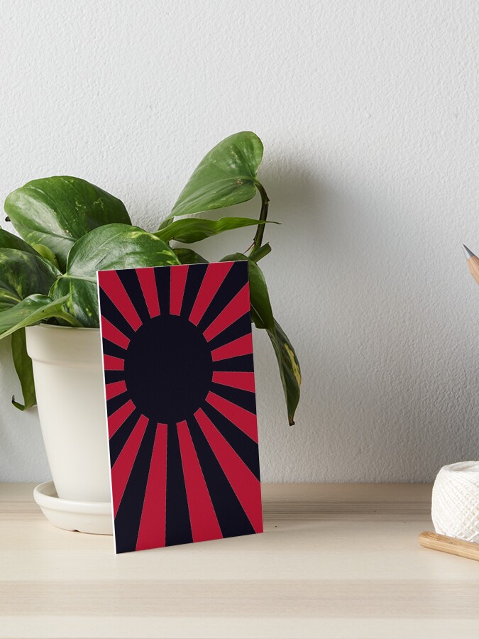 Japanese Flag - Black and Red