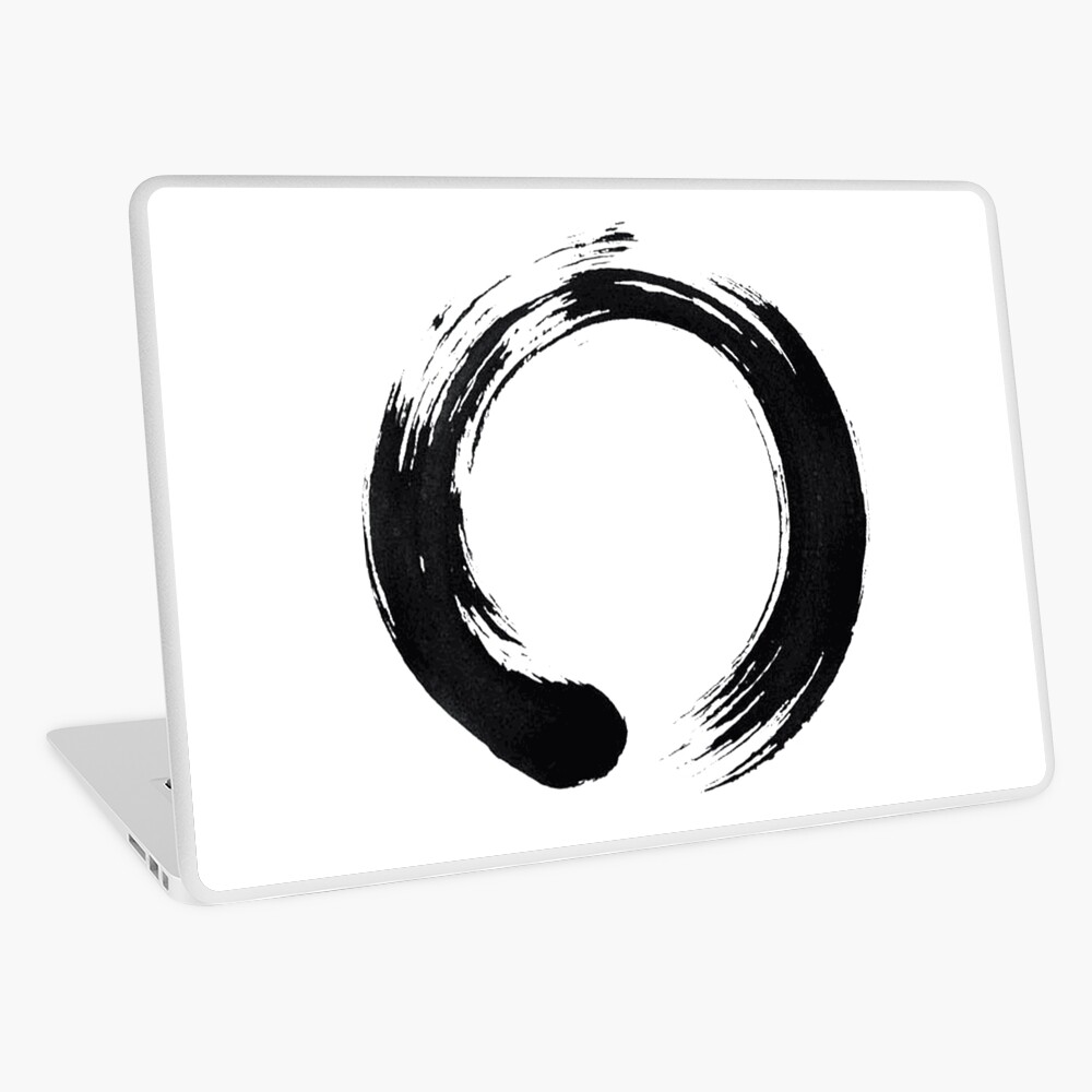 Zen Enso Circle Laptop Skin