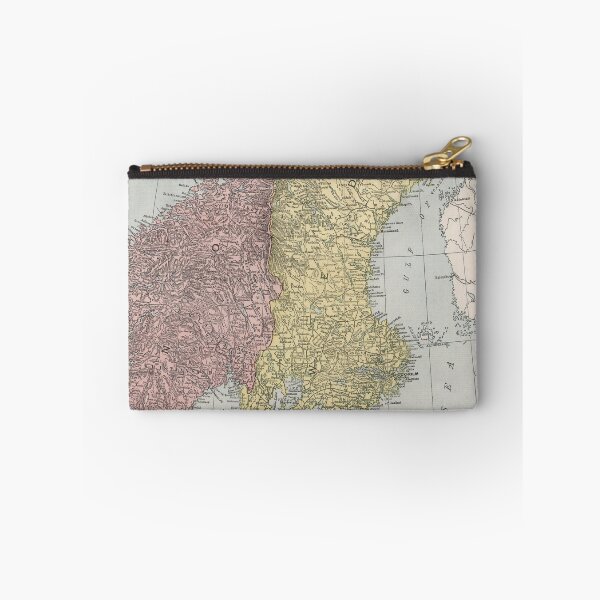Item preview, Vintage Map of Norway and Sweden (1912) designed and sold by BravuraMedia.