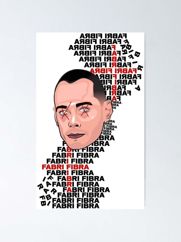 Fabri Fibra art rap pop italy italia words parole fibra music musica love  odio ritratto | Graphic T-Shirt Dress