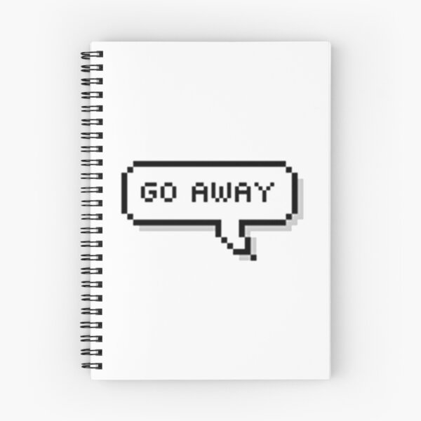 Aperçu de l'œuvre "Go Away" bulle de dialogue créée et vendue par NiallsRuby.