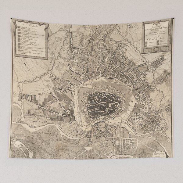 Item preview, Vintage Map of Vienna Austria (1783) designed and sold by BravuraMedia.