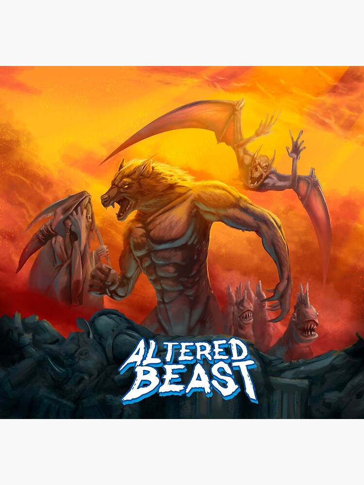 "Altered Beast poster remaster" Poster for Sale by Kidleo | Redbubble