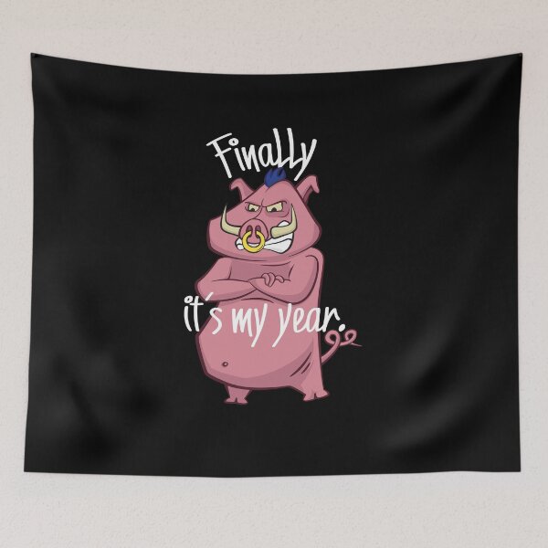 Item preview, Grumpy Pig/ Chinese New Year designed and sold by DimDom.
