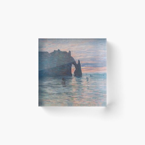 Item preview, Claude Monet - Etretat, Cliff of d'Aval, Sunset designed and sold by ArtExpression.