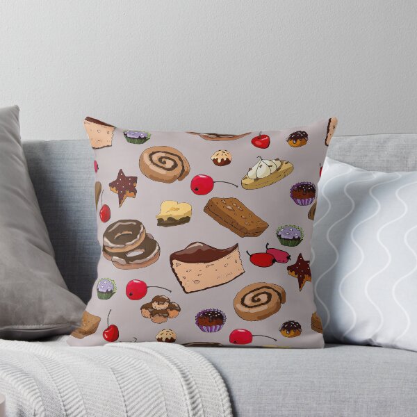 Item preview, Delicious pastries pattern designed and sold by Nataliya Pshenychna.