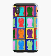 Weeping angels Pop Art Colour iPhone Case
