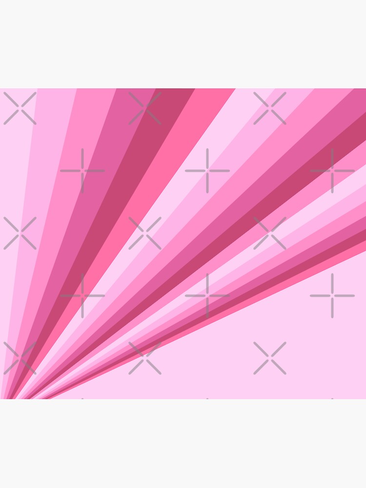 Rays of Pink Diagonal Stripe Gradient by wordznart