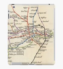 Vintage Map of The London Underground (1923) iPad Case/Skin