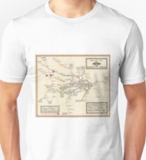Vintage Map of The London Underground (1923) Unisex T-Shirt