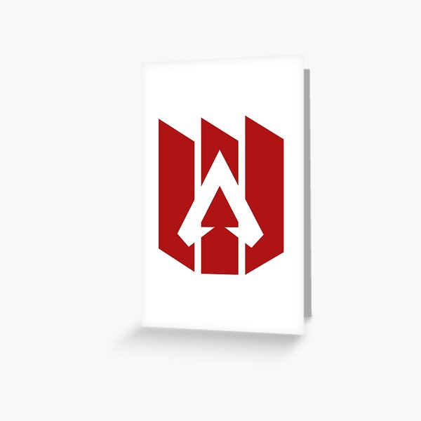 Apex Legends Logo Greeting Card By Lennyspook Redbubble