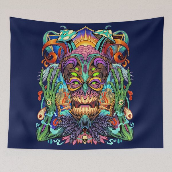 Item preview, Psychedelic Tiki Creature designed and sold by Brian Allen.