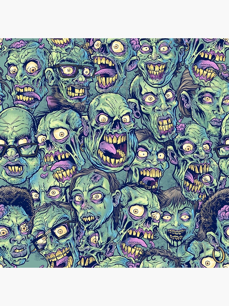 Zombie Repeatable Pattern by flylanddesigns