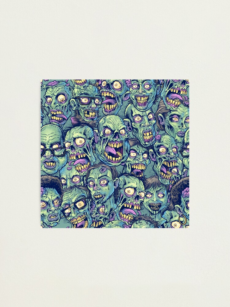 Alternate view of Zombie Repeatable Pattern Photographic Print