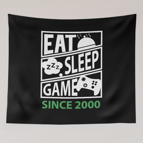 Item preview, Eat, Sleep, Game, Repeat designed and sold by xeron32.
